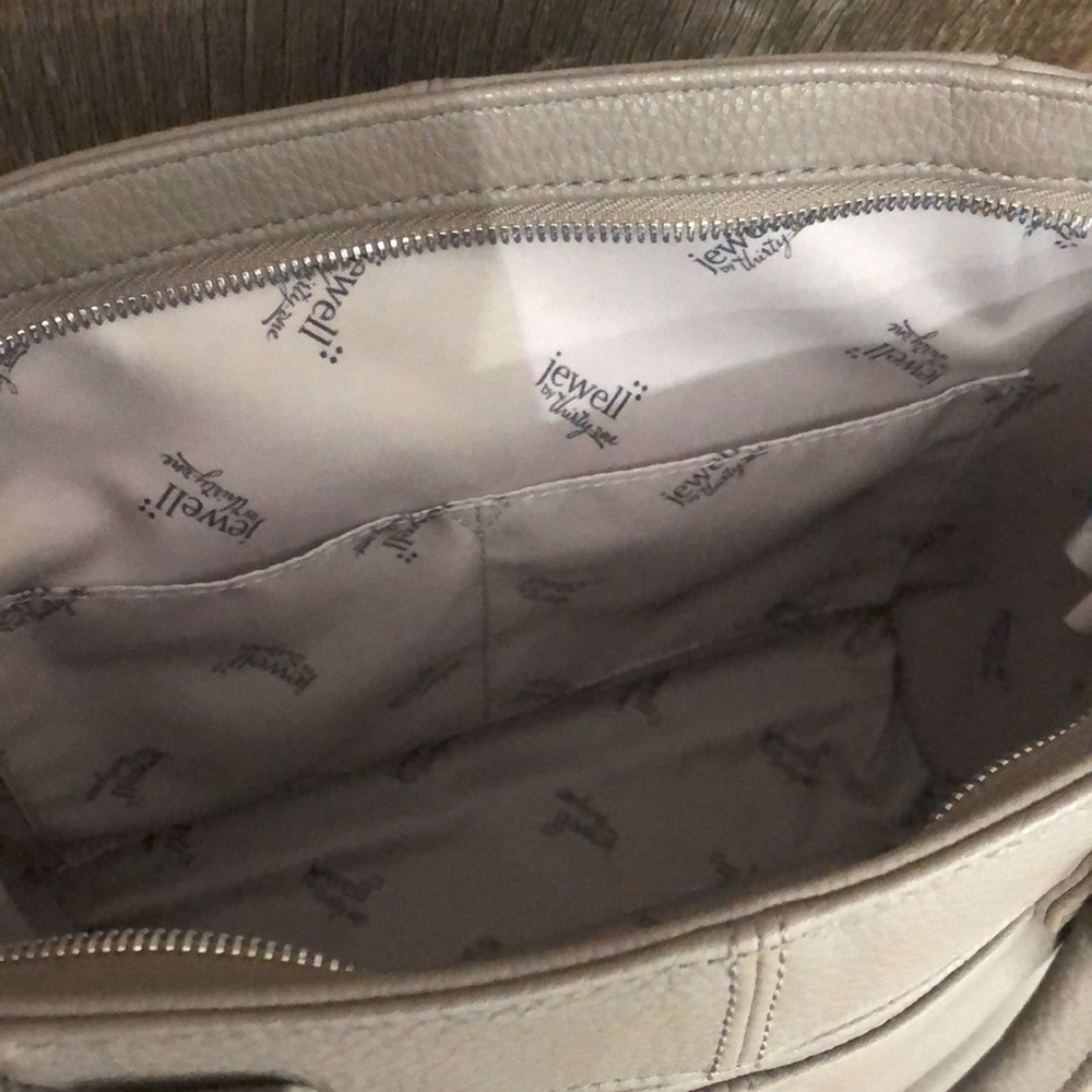 Thirty One Mini Diamond District Tote Purse in Putty Snake Jewell by thirty-one - Picture 8 of 17